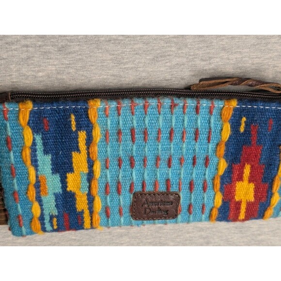 New American Darling Saddle Blanket Leather Wristlet Purse Bag - ADBG344 - Picture 10 of 10